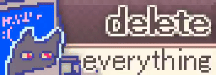 delete everything, make a nekoweb
