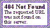 404 Not Found: The requested URL was not found on this server.